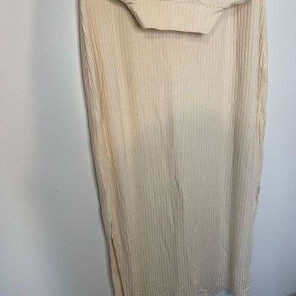 $125 Prana Well Traveled Rib-Knit Mockneck Midi Dress size large - Picture 8 of 9